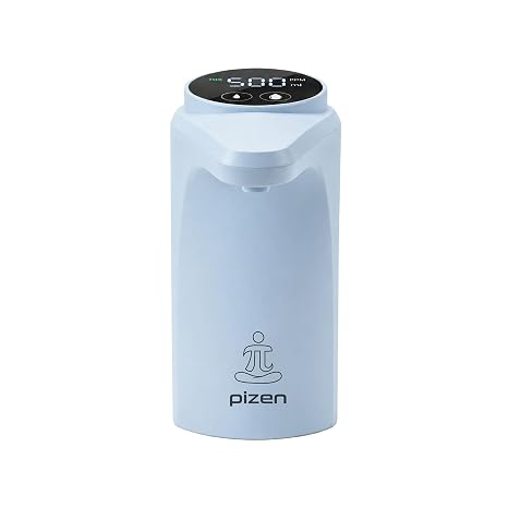 Flow Şarjlı Otomatik Damacana Su Pompası TDS Ölçer 250ml 500ml 1L 2L Ölçü Özellikli Mavi