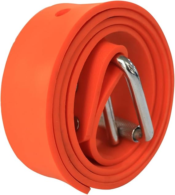 Scuba Weight Belt with Stainless Steel Buckle, Silicone Diving Weighted Belt for Scuba Diving Freediving Spearfishing