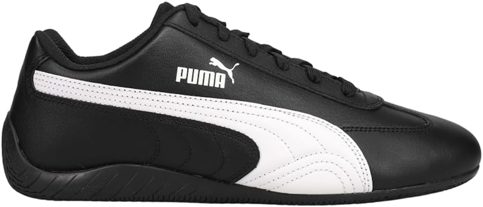 PUMA Men's Speedcat Shield Leather Lace-up Sneakers Shoes Casual - Black