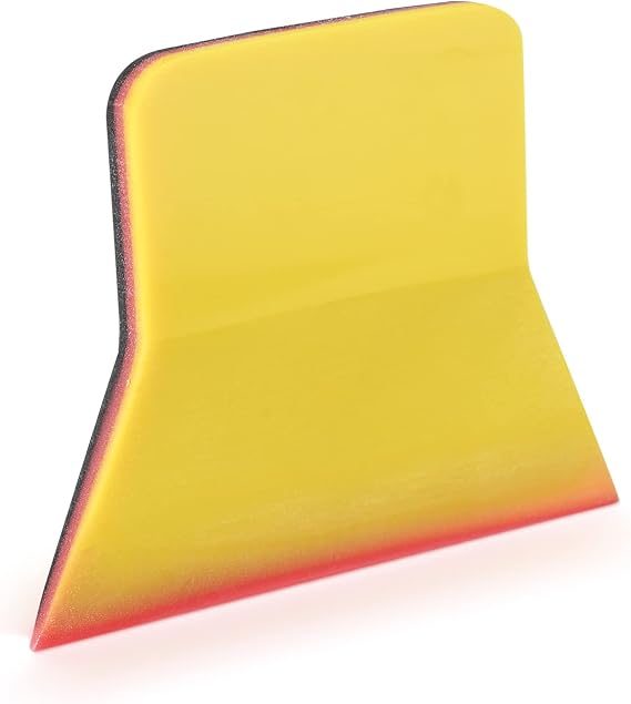 NEWISHTOOL PPF Squeegee, Small Squeegee for Vinyl, 4-Inch TPU Rubber Scraper, Window Tint Vinyl Squeegee for Car Paint Protection Film Installation Auto Glass Cleaning Film Application Wrap Tools