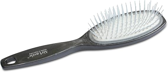 Mars Professional Pin Dog Grooming Brush, Plastic Handle and Rubber Cushion, 8.5" Length