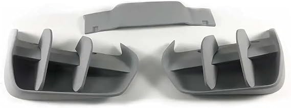 Carbon Fiber Rear Bumper Lip Diffuser with Side Splitter Apron Compatible for BMW I8 2014-UP(FRP unpainted)