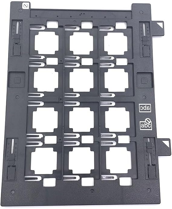 Slide Holder Negative Photo Scanner Film Strip Holder Slide Holder for Perfection V700 V750 V800 V850(12 Holes 35mm)