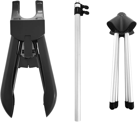 Portable Steamer Stand for Clothes, Steamer Rack Steam Iron Stand for Steaming Clothes, Travel Garment Hanger Steaming Racks, Handheld Steam Cloth Racks for RV, Home, Hotel +2 Bags+1 Lint Remover