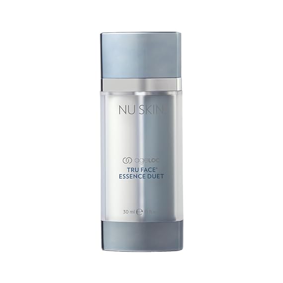NU SKIN NuSkin ageLOC Tru Face Essence Duet | Neck Firming Cream & Decollete Lifting Formula | Dual Chamber | Skin Care That Promotes Skin Firming, Contour, Hydration | Neck & Chest Firming Cream