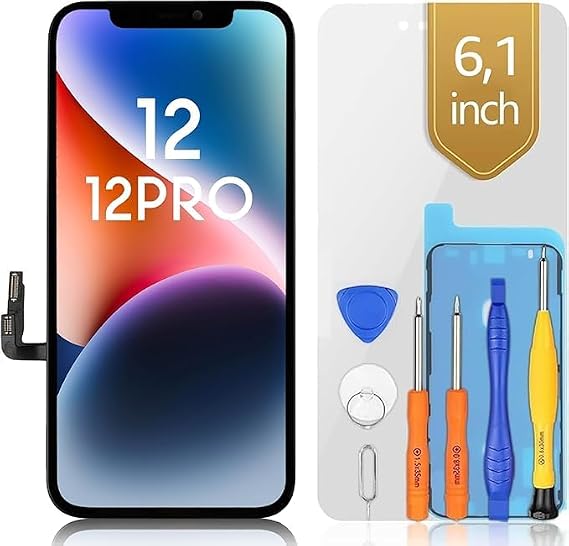 bokman iPhone 12 Screen Replacement for 6.1 inch