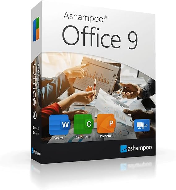 Office 9⁠ Create documents, spreadsheets and presentations with great ease–and excellent compatibility!