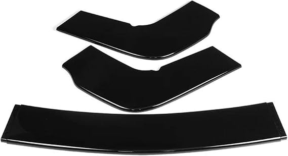 Car Front Bumper Spoiler Glossy Black Or Carbon Fiber Look Body Kit For Dodge For Challenger 2012-2019 SXT SRT For HELLCAT(Glossy BLack)