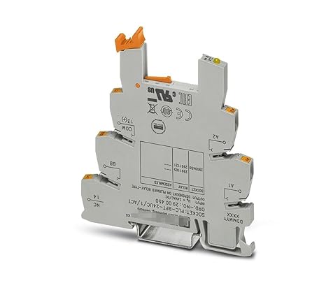 2900450 PLC-BPT- 24UC/ 1/ACT Relay Base, 3PCS
