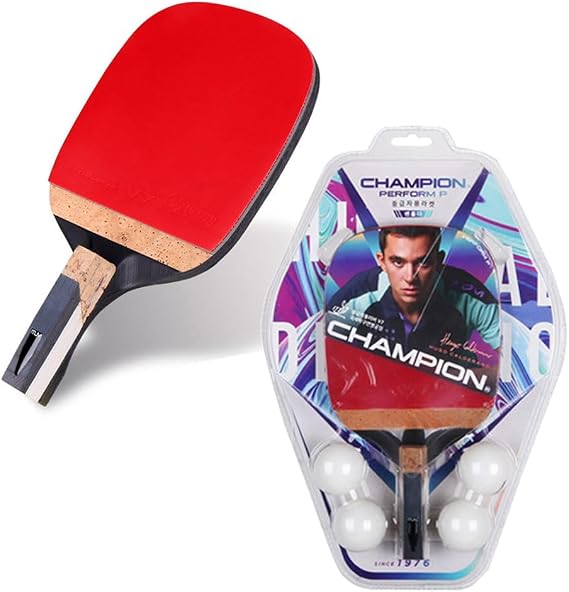 XIOM Champion Perform P Table Tennis Racket Paddle (Penholder) / Ping-Pong