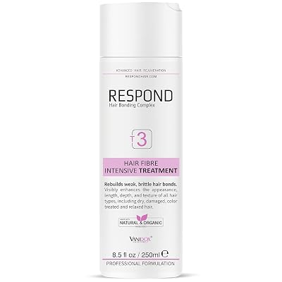 Bond Repair Hair Treatment for Damaged, Color Treated Hair - Advanced Formula, Split End Repair, Strength Rebuilding - 8.5oz, Deep Conditioner, Made in USA