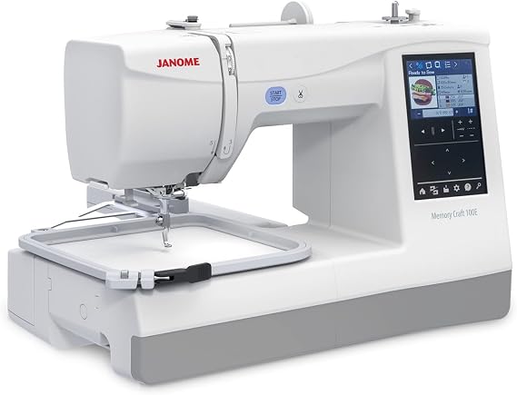 Janome Memory Craft 100e Embroidery Machine 5.5x5.5in, 274 Designs