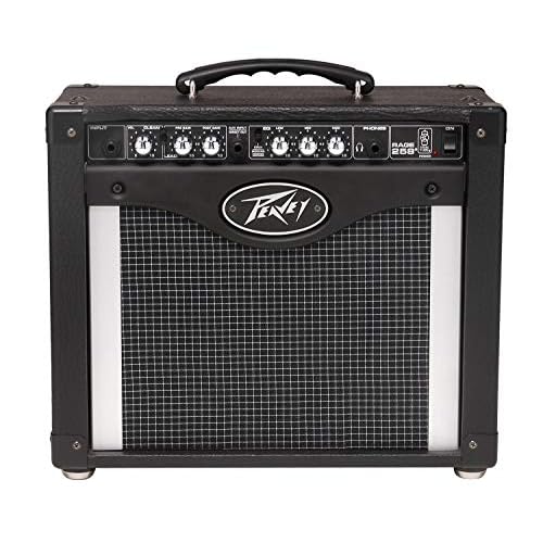 Peavey Rage 258 Combo Guitar Amp. TransTube Technology, Preamp & Power Amp-Tech, Legendary Peavey, 8 inch Super-Duty Blue Marvel Speaker, 25 Watts