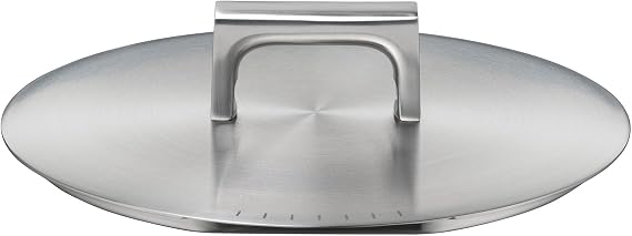 WMF Ultimate Cool Saucepan Lid 24 cm Stainless Steel Lid Cromargan Rust-Free 18/10 Stainless Steel Heat Reducing Cool+ Handle Hidden Steam Opening Dishwasher Safe