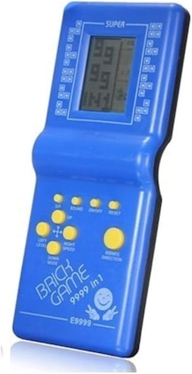 Game Boy Tetris Atari Oyunları Nostaljik Ürünler Brick Game Oyuncak El Atarisi - Mavi