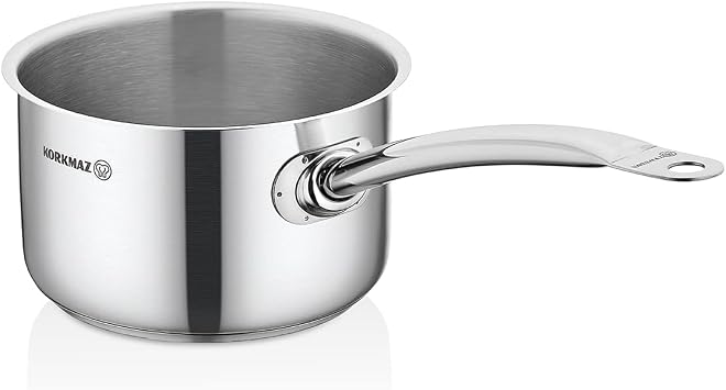 Korkmaz Proline Gastro Sauce Pan, 7.3 Liter Capacity