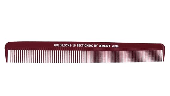 Krest Goldilocks #g16 * 8-1/2 Sectioning Teeth Styler Comb by Goldilocks