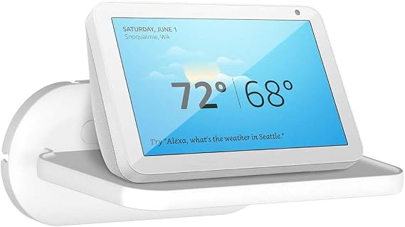 Cozycase Wall Shelf for Show 8 (1st / 2nd / 3rd Gen)& Nest Hub Max,White