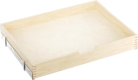 Pull Out Cabinet Organizer 2812" W x 21"D, Slide Out Wood Drawer Shelf