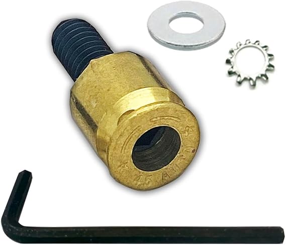 Custom Real Brass 45 Auto Bullet Shell With Concealed Socket Head Seat Bolt for Most Harley Davidson Models 1996-2016 With 1/4-20 Thread Pitch Only