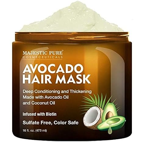 Majestic Pure Avocado & Coconut Hair Mask - 16 Fl Oz