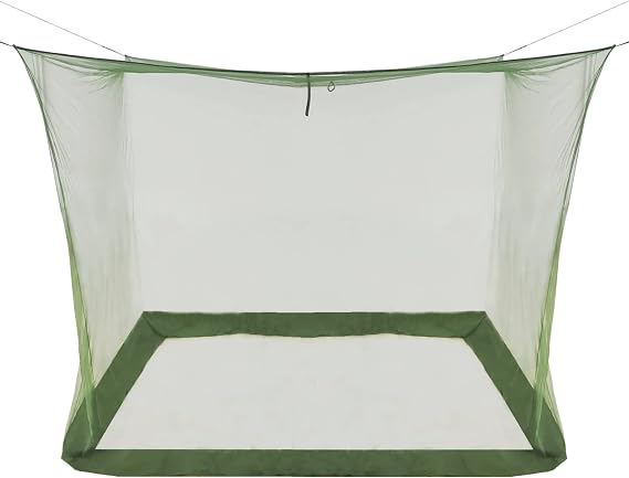 Aventik EDSRDLUZ Premium Rectangular Camping Mosquito Net, Good for Sleep& Easy to Carry&Easy Installation Four Corners Six Suspension Points, for Double Bed, Cribs, Hammocks or Camping Use