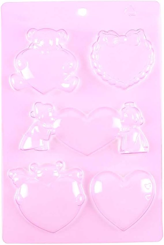 1 PCS Chocolate Candy Making Molds Baby Shower F050 Love Heart Lovers Fondant Easter Egg Jelly Baking Wedding