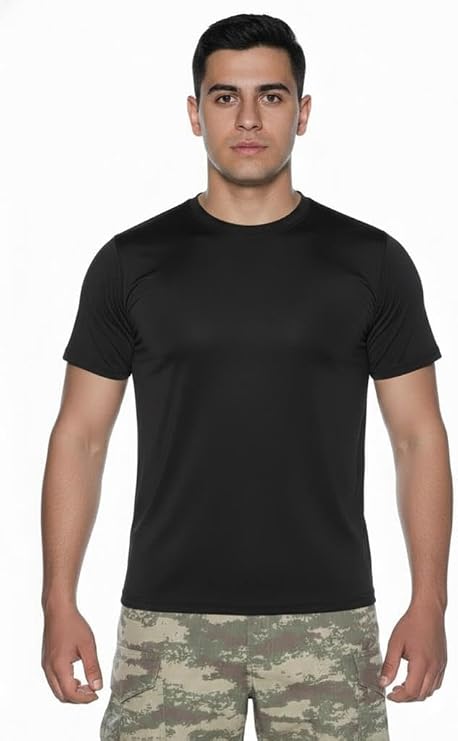 Single Sword Kısa Kol Microfiber T-Shirt Askeri Ve Outdoor Microfiber Üst Içlik Fanila Tişört