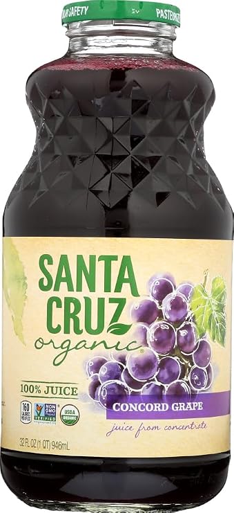 Santa Cruz Organic Concord Grape Juice, 1 Quart by Santa Cruz Organic