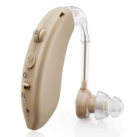 Hearing Aid, Hearing Aid for Seniors Rechargeable Hearing Amplifier with Noise Cancelling for Adults Hearing Loss Digital Ear Hearing Assist Devices with Volume Control