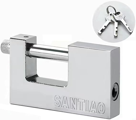 90mm D-Type Heavy Duty Keyed Security Padlock