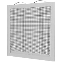 Single Hung Window Screen with Leaf Springs and Pull Rail for Easy Installation or Removal (SH2), Replacement Window Screens for House Windows, Fully Customizable Window Screen Replacement