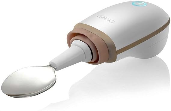 GYENNO Parkinson Spoon for Hand Tremor,Smart Anti-Tremble Steady Spoon Comfortable Safe Integrates Intelligent Control Modules (Spoon Only)