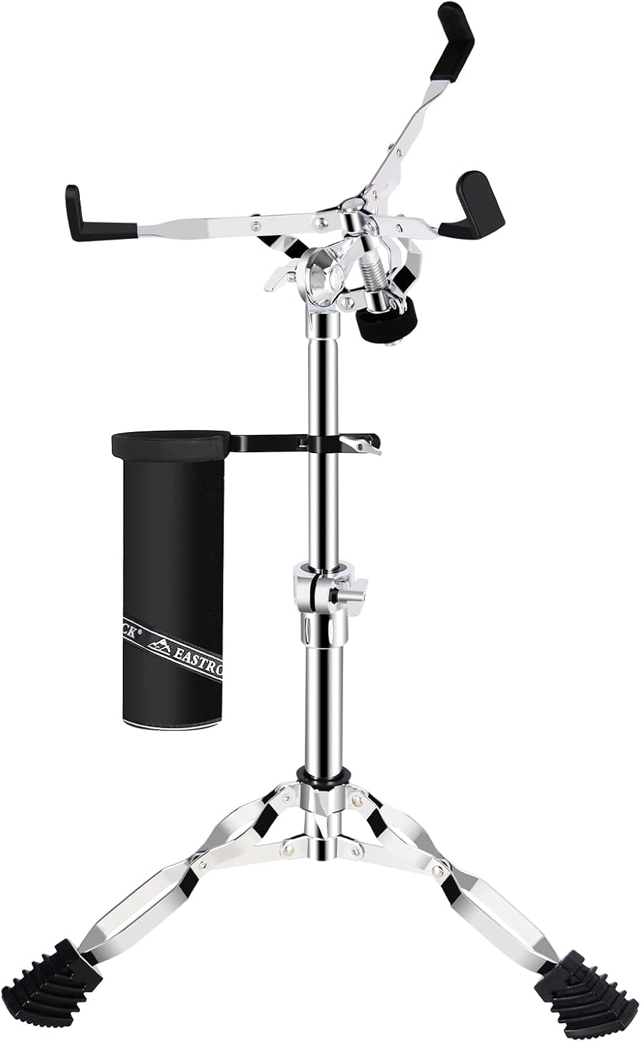 EASTROCK Snare Drum Stand Adjustable with Drum Bracket Double Braced, Fit 10-14 Inches Dia Snare Drum Base Height Adjust From 14 to 23.6 Inches Snare Drum Stand