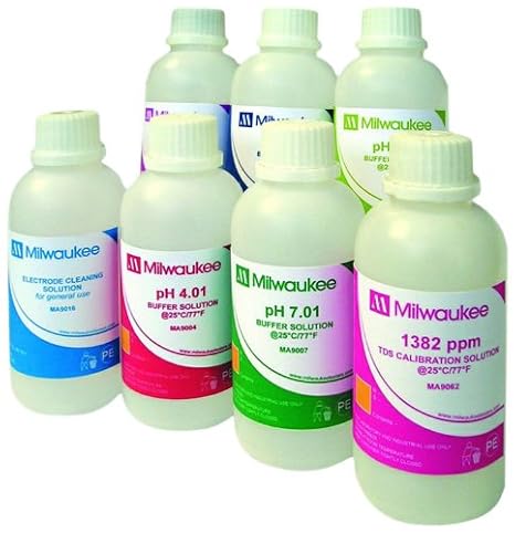 Milwaukee MA9011 pH/ORP Refillable Electrolyte Solution, 3.5M KCL, 220mL Bottle