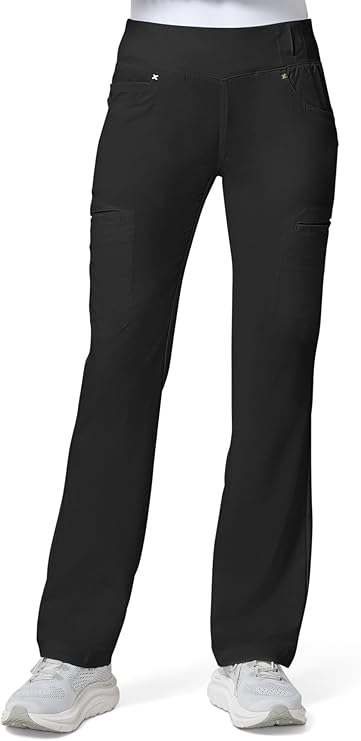 Cherokee Iflex Scrubs for Women Straight Leg Scrub Pants with 6 Pockets