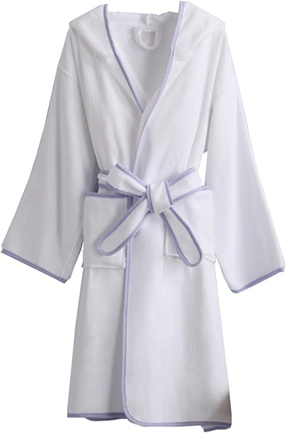 Girls Kids Robe Soft Towel Absorbent Hooded Toddler Bathrobe Cloth 100% Cotton Robes Spa Bath Robes for Gifts