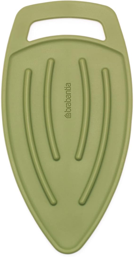 Brabantia - Ironing Pad - Heat Resistant Mat - Protective Flexible Silicone Heat Mat for Hot Iron - Easy to Store - Max. 428F - Laundry Essentials - Protects Ironing Board Cover - Calm Green