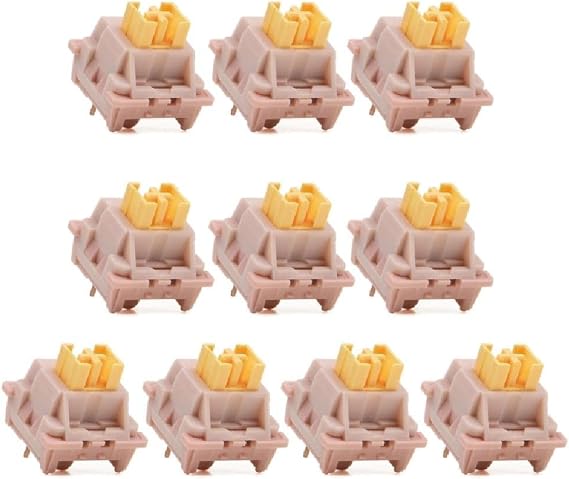 Outemu Silent/Clicky Switch Lubricated 3pin Linear Tactile Switch Gaming Mechanical Keyboard 10 Pcs Outemu Linear Switch