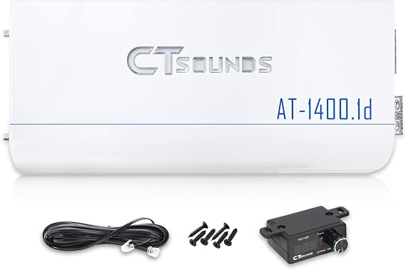 CT Sounds ATv2-1400.1d 1800 Watt Strappable Class D Car Monoblock Amplifier