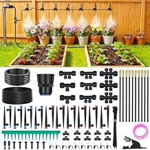 Drip Irrigation Kit, DIY Automatic Garden Watering System with Push-Fit Connectors, 2026 New Upgraded Water-Saving Design, 3 Adjustable Nozzles for Yard, Greenhouse, Lawn & Potted Plants (100FT)