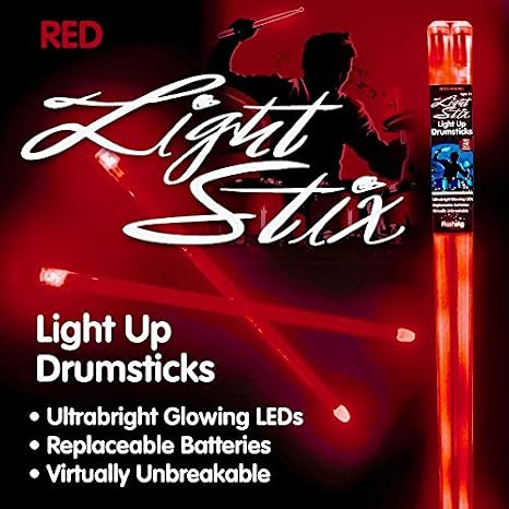 Light Stix LED Drumsticks (Red)
