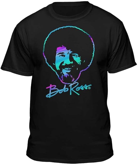 Bob Ross Retro Fill Licensed T-Shirt