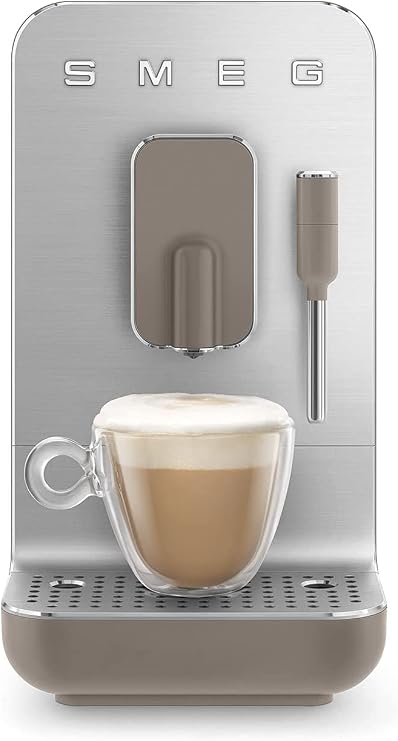 SMEF Fully Automatic Coffee Machine, with Grinder and Steam Wand BCC02TPMUS, Taupe