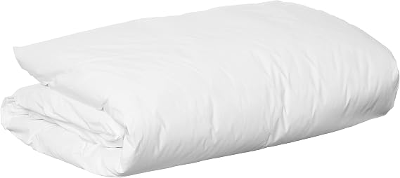 National Allergy 100% Cotton Twin Duvet Cover Protector, 66x86 in, White | Twin Duvet Protector, Cotton Comforter Cover, 2.6 Micron, Zipper Closure, Hypoallergenic, Machine Washable, 66 x 86