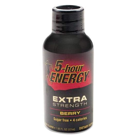 5 Hour Energy Sugar Free Extra Strength Berry Flavor Energy Shot 1.93 fl oz