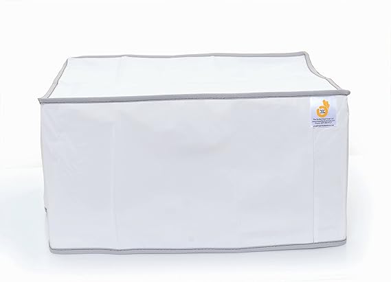 Printer Cover Compatible with UltiMaker 2+ Extended 3D Printer (With Bowden Tube and Spool Holder), White Nylon Anti Static and Waterproof Printer Dust Cover by Perfect Dust Cover LLC