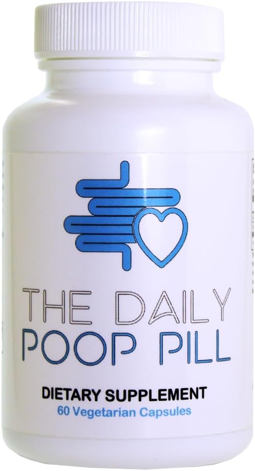 The Daily Poop Pill Original Natural Aloe & Herbal Cleanse for Gentle Relief | Supports Healthy Digestion & Regular Bowel Movements | Non-Habit Forming Constipation Support Supplement