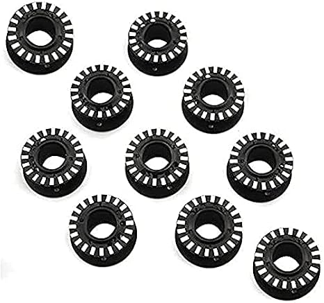 Jumbo Bobbins Replacement Compatible with Bernina B435, B475QE, B485, B480, B500 Embroidery, B535, B540, B570QE, B590, B700E, B710, B720, B740, B750 Quilters Edition, 0332107001 (10pcs)
