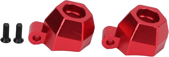 RC Rear Axle Mount | Aluminum Alloy Upgrade Parts for 1/16 Remote Control Cars | High Strength & Lightweight | Compatible for SG1603 / SG1604 / UD1601 Versions (Red)